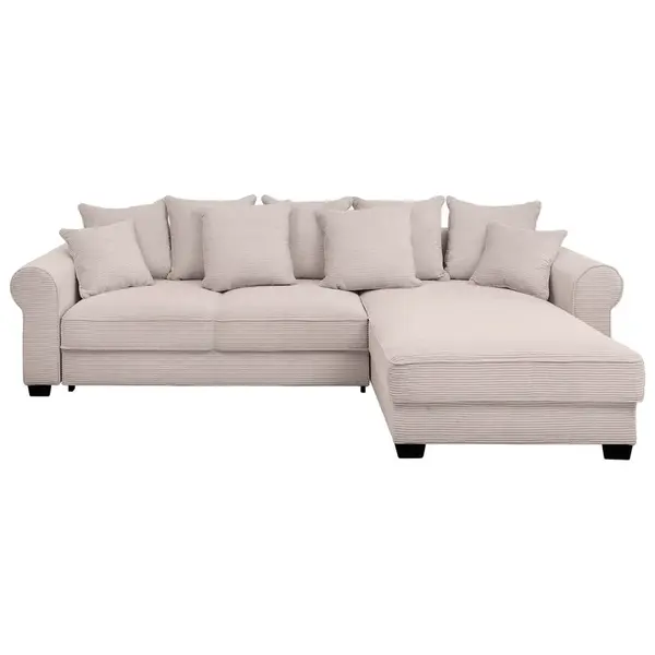 MID.YOU ROHOVÁ SEDAČKA, textil, růžová