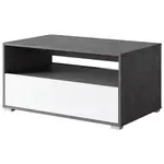 P & B KONFERENČNÍ STOLEK, antracitová, bílá, kompozitní dřevo, 90/45/55 cm