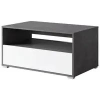 P & B KONFERENČNÍ STOLEK, antracitová, bílá, kompozitní dřevo, 90/45/55 cm