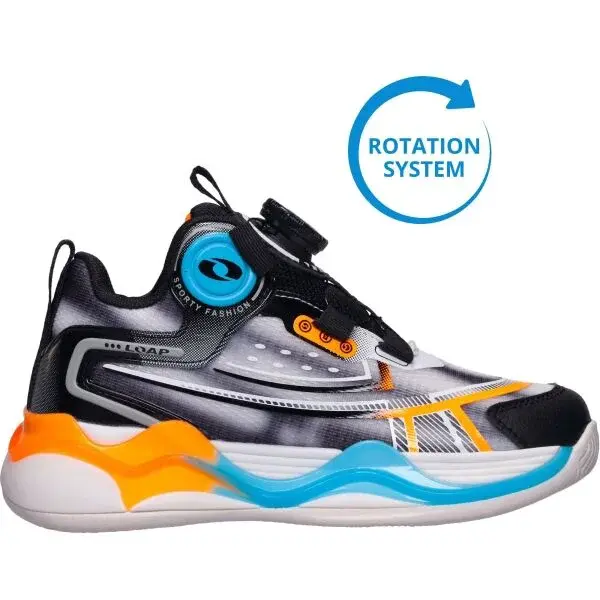 LOAP JIRAM Detská voľnočasová obuv, čierna, veľkosť