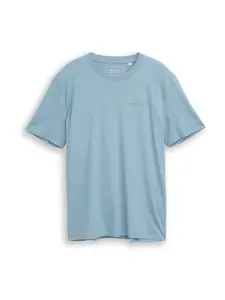 TOM TAILOR DENIM Tričko  modrosivá