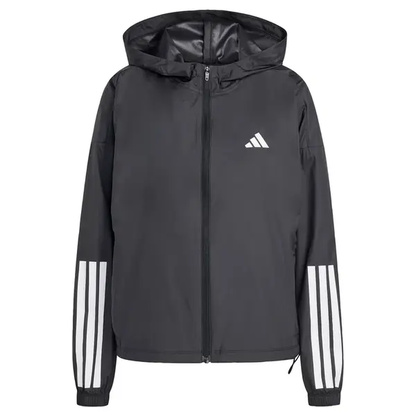ADIDAS PERFORMANCE Športová bunda 'Hyperglam'  čierna / biela