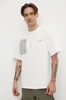 Bavlněné tričko Sixth June bílá barva