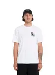 Volcom pánské tričko Aura Bsc Sst White | Bílá | Velikost XL | 100% bavlna