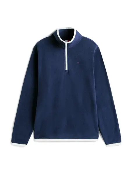 Tommy Jeans Sveter  námornícka modrá / biela