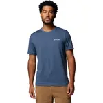 Columbia PARSONS POINT™ SS BACK GRAPHIC TEE Pánske funkčné tričko, tmavo modrá, veľkosť