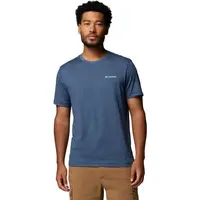 Columbia PARSONS POINT™ SS BACK GRAPHIC TEE Pánske funkčné tričko, tmavo modrá, veľkosť