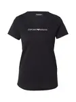 Emporio Armani Tričko  čierna / biela