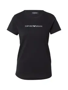 Emporio Armani Tričko  čierna / biela