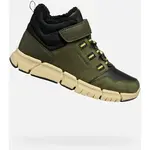 Geox J FLEXYPER B ABX Chlapecká zimní obuv, tmavě zelená, velikost