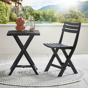 Ambia Garden ZAHRADNÍ SKLÁDACÍ STOLEK, plast, 50/47/65 cm