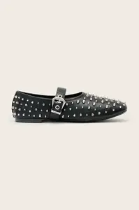 Kožené baleríny AllSaints Sabine Stud Shoe