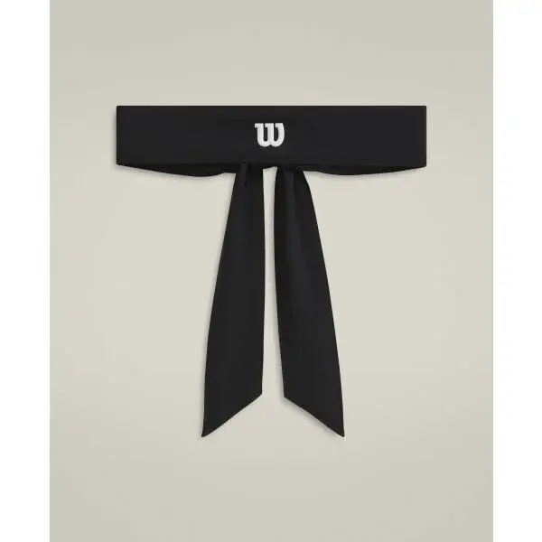 Wilson U TIE HEADBAND Čelenka, černá, velikost UNI
