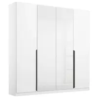 Rauch Möbel ŠATNÍ SKŘÍŇ S OTOČNÝMI DVEŘMI, bílá, vysoce lesklá bílá, 181/210/54 cm