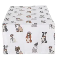 Boltze Home BĚHOUN NA STŮL, 140/40 cm, bílá, světle šedá, béžová