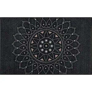 Esposa DVEŘNÍ ROHOŽKA, 75/120 cm černá