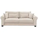 MID.YOU ROZKLÁDACÍ POHOVKA, textil, krémová