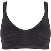 SLOGGI ZERO FEEL AIR BRALETTE Dámská podprsenka, černá, velikost