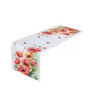 Běhoun s potiskem ČERVENÉ VLČÍ MÁKY 40 x 110 cm