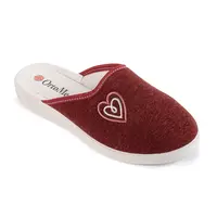 Dámské domácí ortopedické pantofle s výšivkou srdce vel. 38