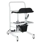 Hydraulická židle pro přesun s toaletním kbelíkem UNIZDRAV