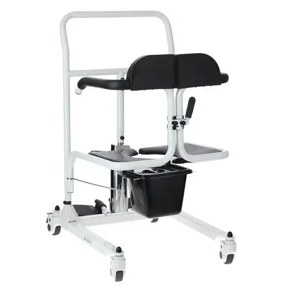 Hydraulická židle pro přesun s toaletním kbelíkem UNIZDRAV