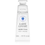 L’Occitane Shea Butter Comfort Foot Cream intenzívny krém na nohy 10 ml