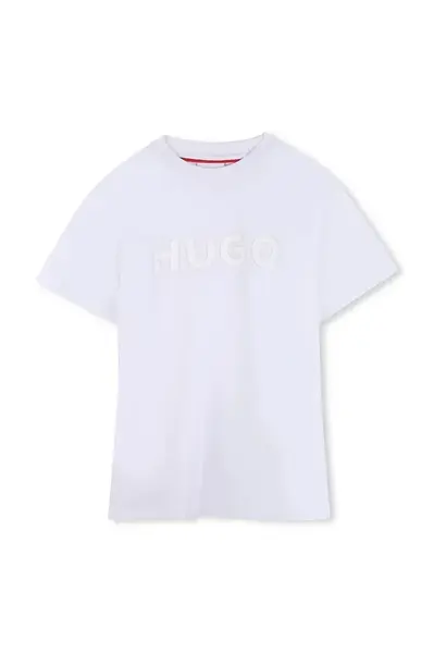 Dětské bavlněné tričko HUGO