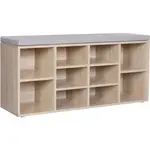 Boxxx LAVICE S BOTNÍKEM, šedá, barvy dubu, 104/48/30 cm