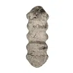 XXXL KOŽEŠINOVÝ KOBEREC, 60/180 cm, hnědá, olivově zelená
