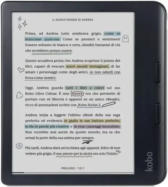Kobo Libra Colour Black & Stylus 2 Black