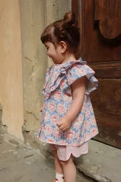 Dětská bavlněná halenka Konges Sløjd KIM FRILL SS SHIRT GOTS