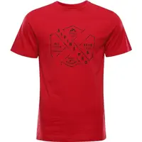 ALPINE PRO NESAD Pánské triko, červená, velikost