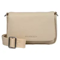 Dámska crossbody kožená kabelka Burkely Ava - krémová