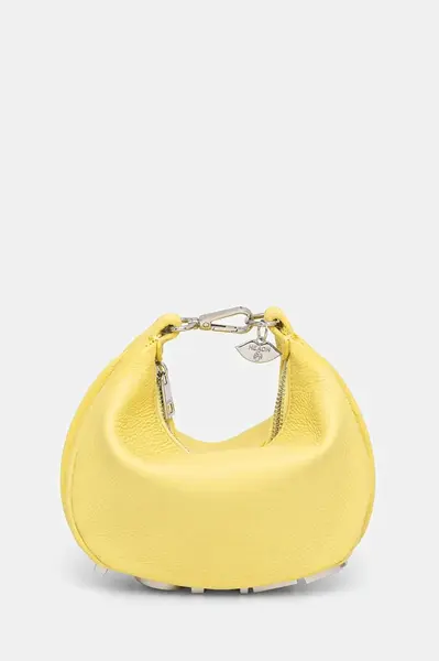 Kožená kabelka Silvian Heach FORCELLA žlutá barva, RCP25005BO