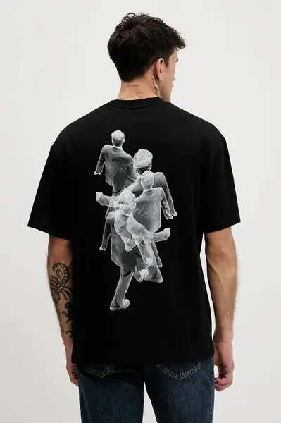 Bavlněné tričko HUGO Dollo