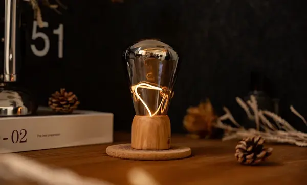 Lampička Opal Drift, více variant - Gingko Varianta: jasan