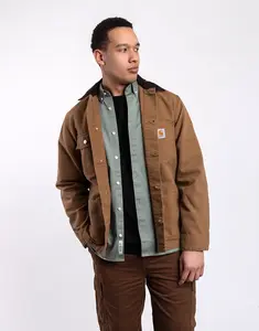 Carhartt WIP Michigan Coat Hamilton Brown / Tobacco rinsed L