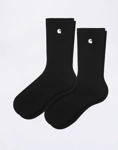 Carhartt WIP Madison Pack Socks Black/White + Black/White