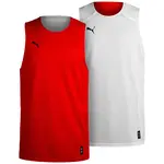 PUMA Funkčné tričko 'Hoops Team Reverse'  červená / čierna / biela