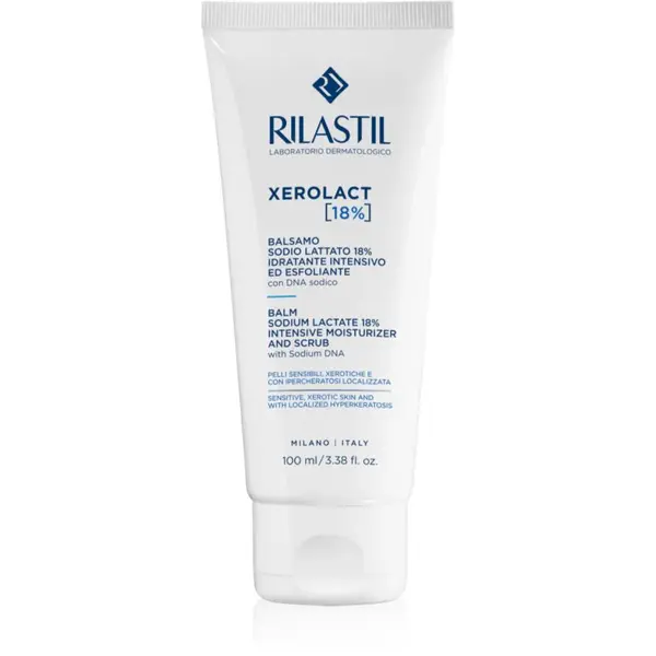 Rilastil Xerolact 18% Sodium Lactate zjemňujúci balzam na zrohovatenú pokožku 100 ml