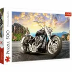 Trefl Puzzle Černá motorka / 500 dílků