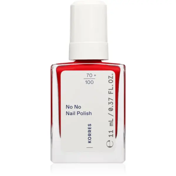 Korres No No Nail Polish ošetrujúci lak na nechty odtieň 51 True Red 11 ml