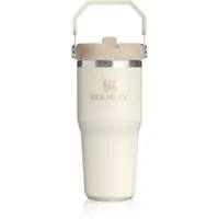 Stanley IceFlow™ Flip Straw 2.0 Tumbler nerezová termoláhev Cream 410 ml