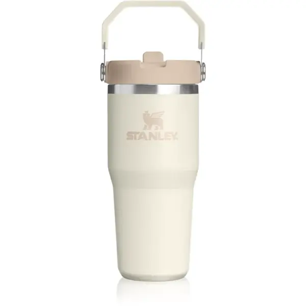 Stanley IceFlow™ Flip Straw 2.0 Tumbler nerezová termoláhev Cream 410 ml
