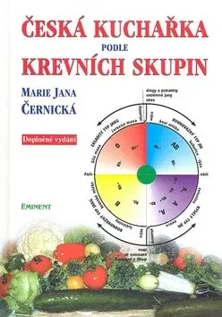 Česká kuchařka podle krevních skupin (poškozená) - Marie Jana Černická