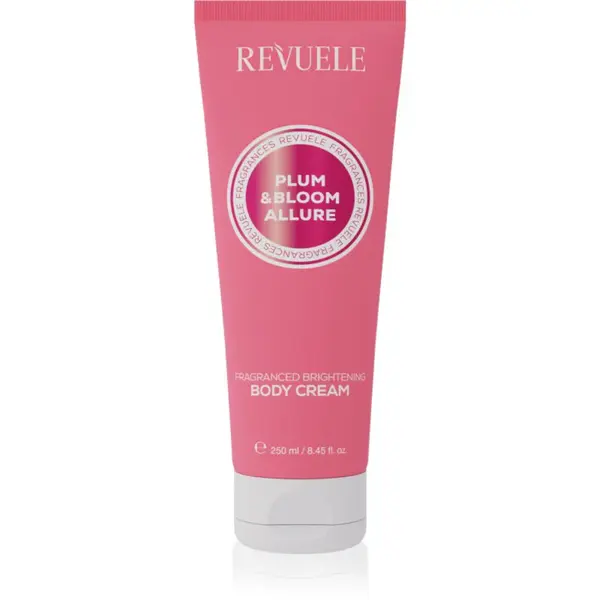 Revuele Plum & Bloom Allure Fragranced Brightening Body Cream rozjasňující tělový krém s hydratačním účinkem pro ženy 250 ml