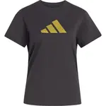 adidas MET LOGO TEE Dámské triko, černá, velikost XXL