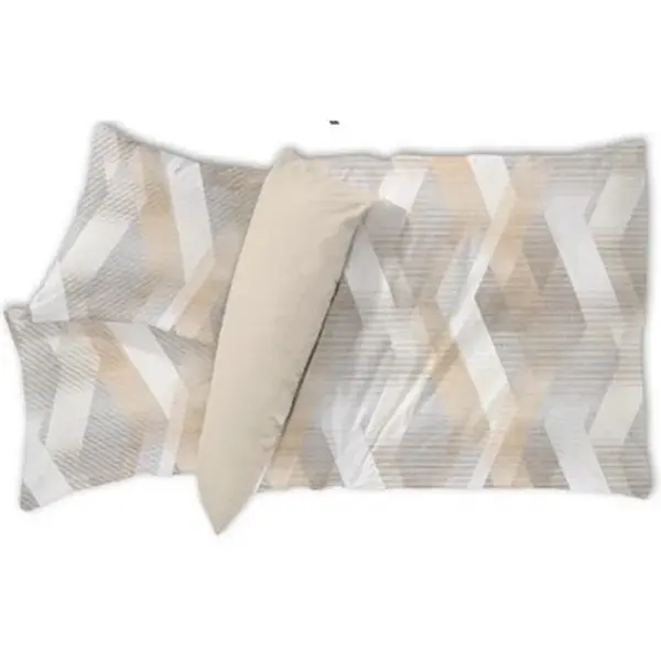 Novel OBOUSTRANNÉ POVLEČENÍ, satén, krémová, 200/200 cm