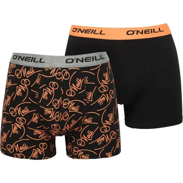O'Neill BOXER CRISS CROSS 2-PACK Pánske boxerky, čierna, veľkosť XXL